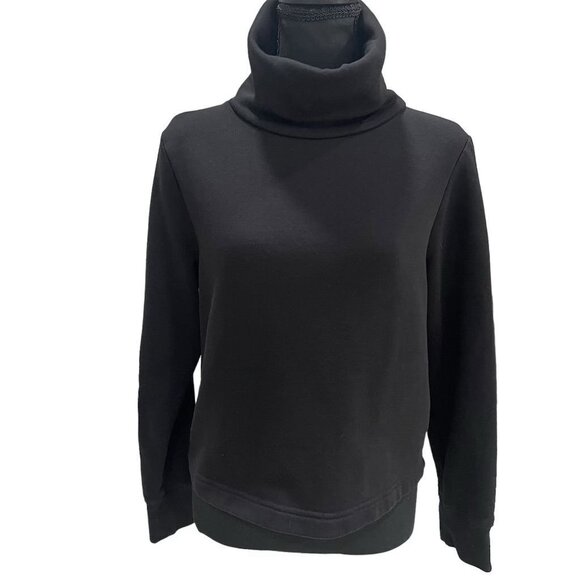 Zara Black Turtleneck Sweater Small Cozy Minimalist Normcore Streetwear Fall - Picture 5 of 8